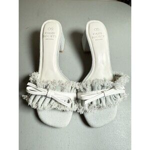 Oasis Society THE JULISSA Sandal in Denim - Size 6.5